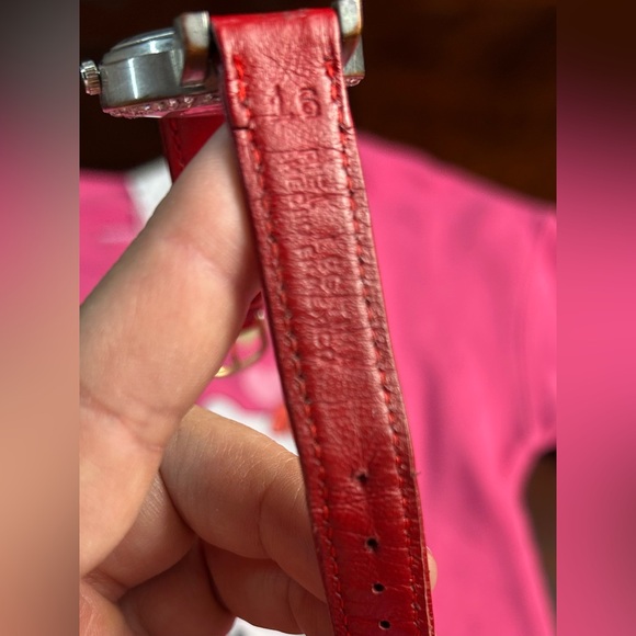 NEW Hello Kitty Pink sweater set + red watch, needs battery replacement.Size xxs - Picture 7 of 12